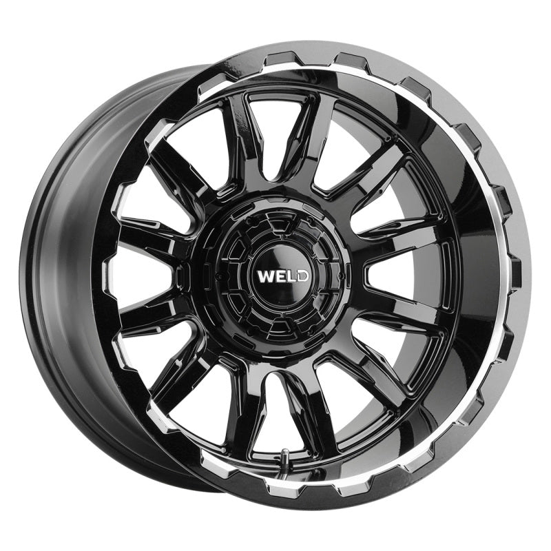 Weld Gauntlet 20x9 / 6x139.7 BP/ 5.75n. BS (+20mm Offset) Gloss Black Wheel - DTX Performance