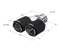 Load image into Gallery viewer, MBRP Universal Carbon Fiber Dual Tip 3.5in OD/2.5in Inlet - DTX Performance