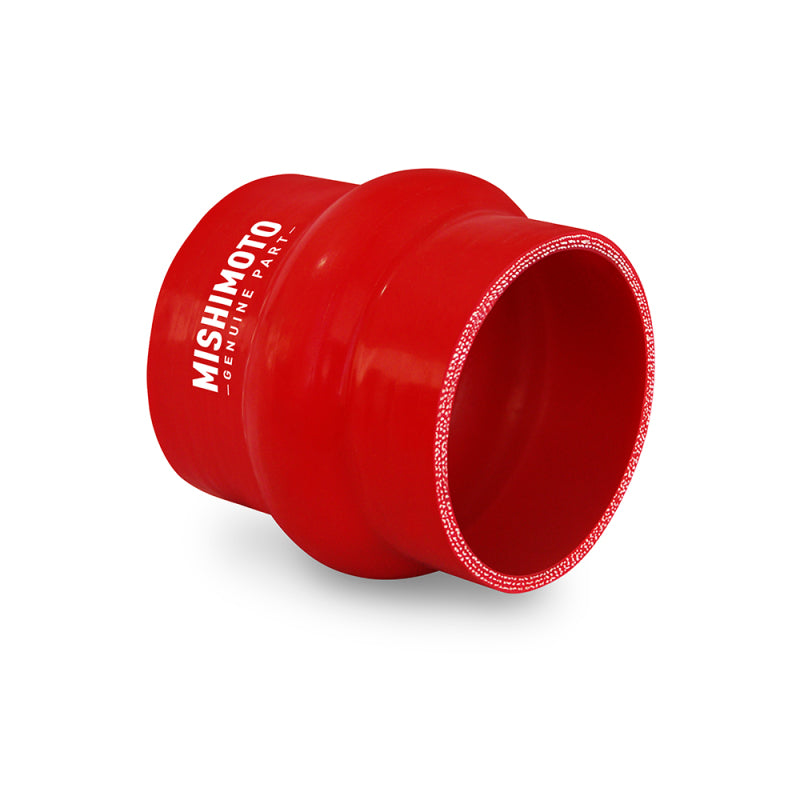 Mishimoto 2.25in. Hump Hose Silicone Coupler - Red - DTX Performance