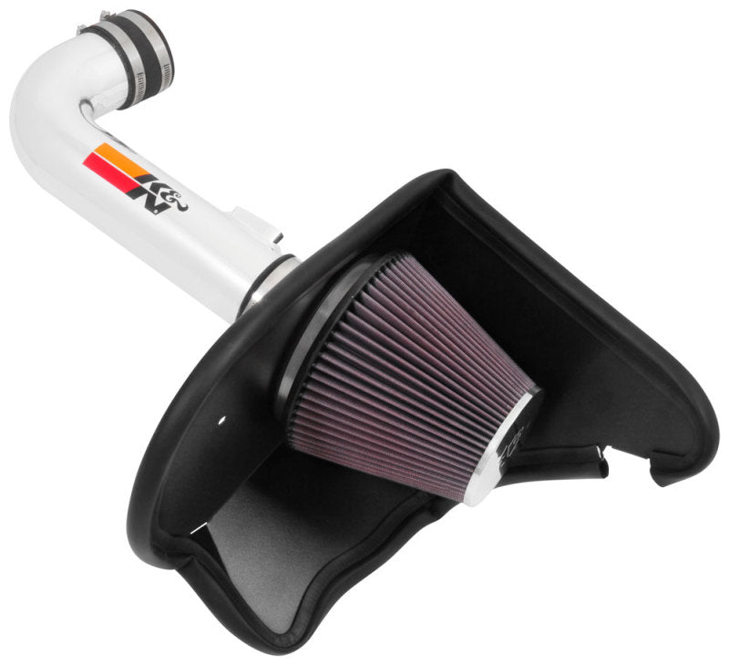 K&N 16-17 Chevy Camaro 3.6L Silver Typhoon Short Ram Intake - DTX Performance