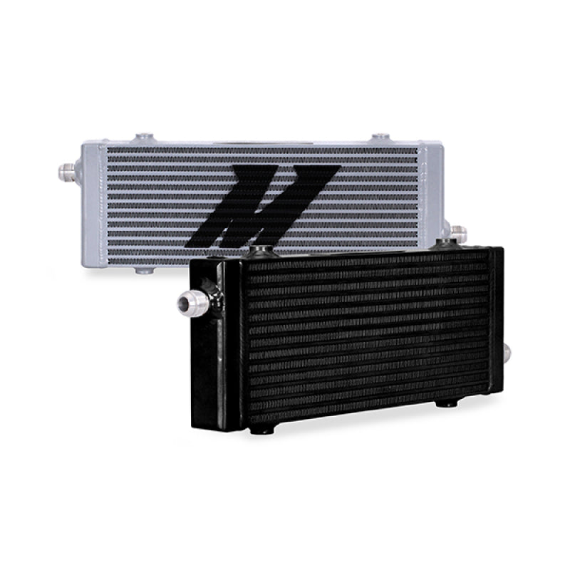 Mishimoto Universal Medium Bar and Plate Cross Flow Silver Oil Cooler - DTX Performance