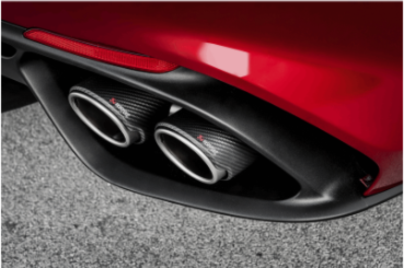 Akrapovic 17-19 Alfa Romeo Giulia Quadrifoglio Evolution Line Cat Back (Titanium) w/Link Pipes - DTX Performance