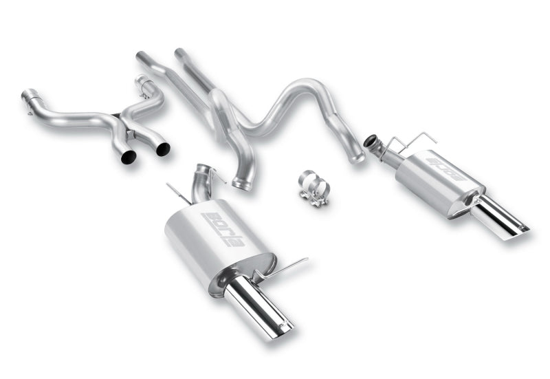 Borla 2011-2012 Mustang GT 5.0L 8cyl 6spd RWD Agressive ATAK Catback Exhaust - DTX Performance