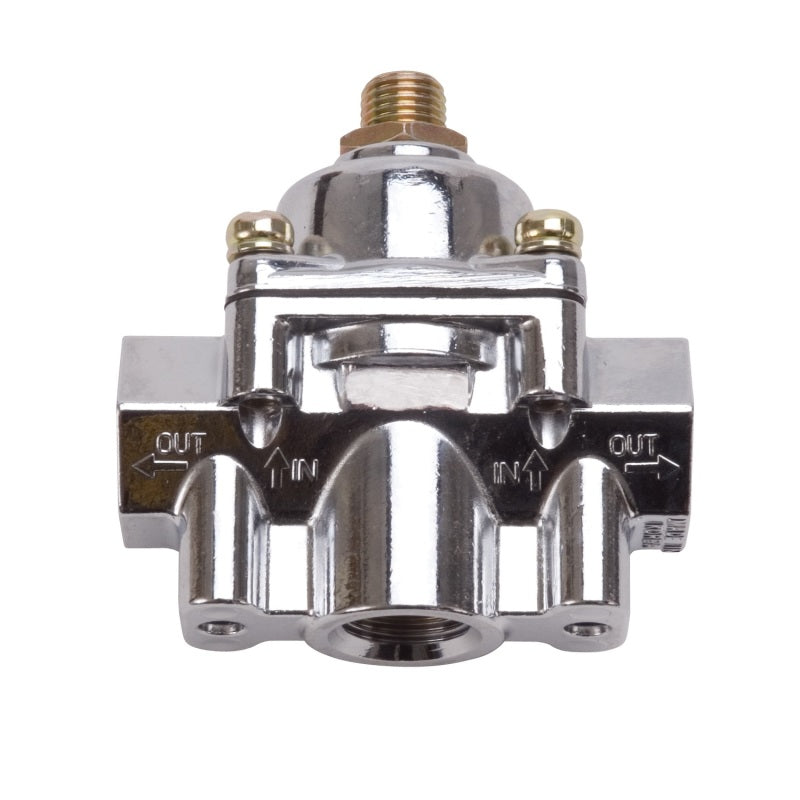 Edelbrock Fuel Regulator 1-4 PSI Chrome - DTX Performance