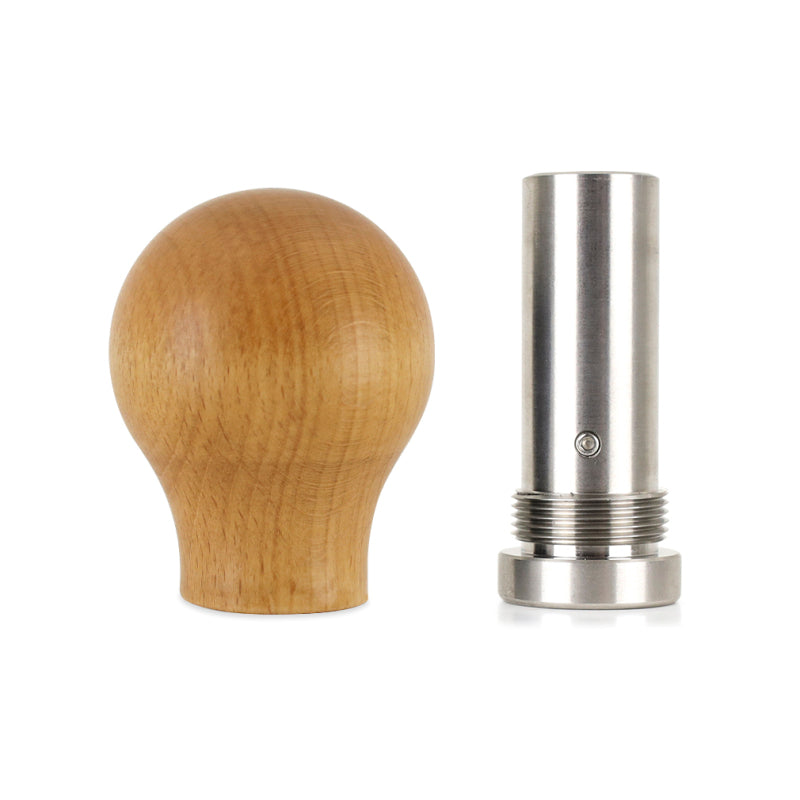 Mishimoto Round Steel Core Wood Shift Knob - Beech - DTX Performance