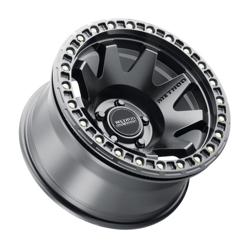 Method MR108 17x9 -44mm Offset 5x5 71.5mm CB Matte Black w/BH-H24125-38 Wheel - DTX Performance