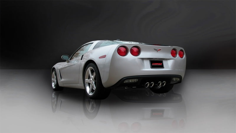 Corsa 09-13 Chevrolet Corvette C6 6.2L V8 Polished Sport Axle-Back Exhaust - DTX Performance