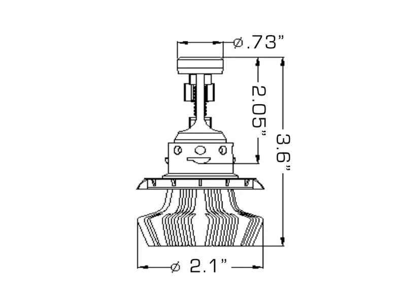 Oracle H13 4000 Lumen LED Headlight Bulbs (Pair) - 6000K - DTX Performance