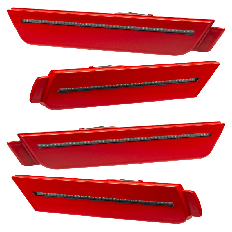 Oracle 10-15 Chevrolet Camaro Concept Sidemarker Set - Tinted - Victory Red (GCN) - DTX Performance