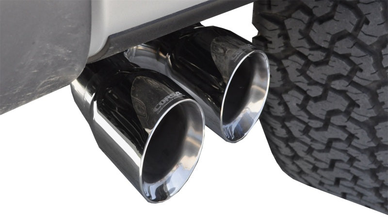 Corsa 11-13 Ford F-150 Raptor 6.2L V8 145in Wheelbase Polished Xtreme Cat-Back Exhaust - DTX Performance