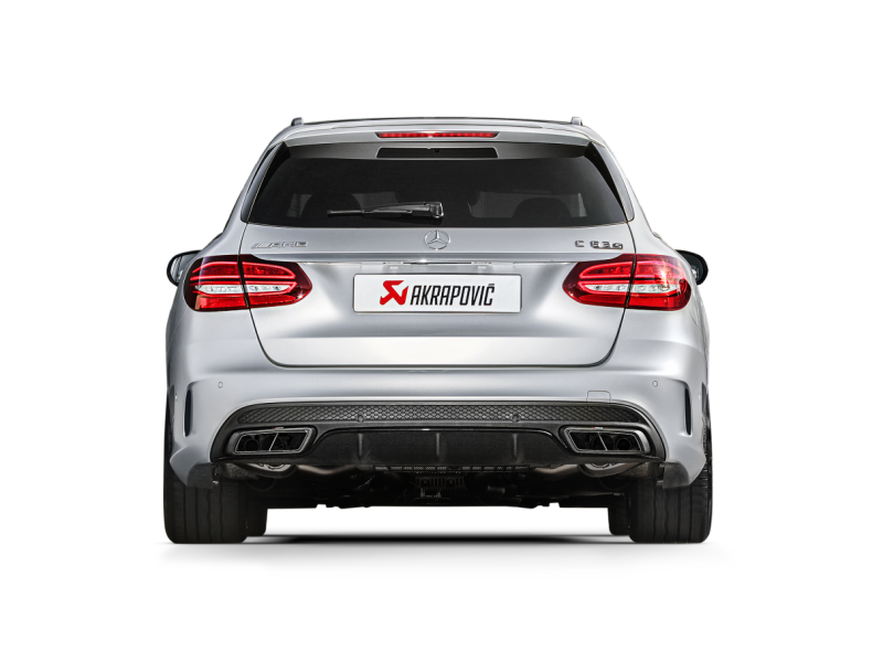 Akrapovic 15-17 AMG C63 Estate Evolution Line Cat Back (Titanium) w/ Carbon Tips (Req. Link Pipe) - DTX Performance