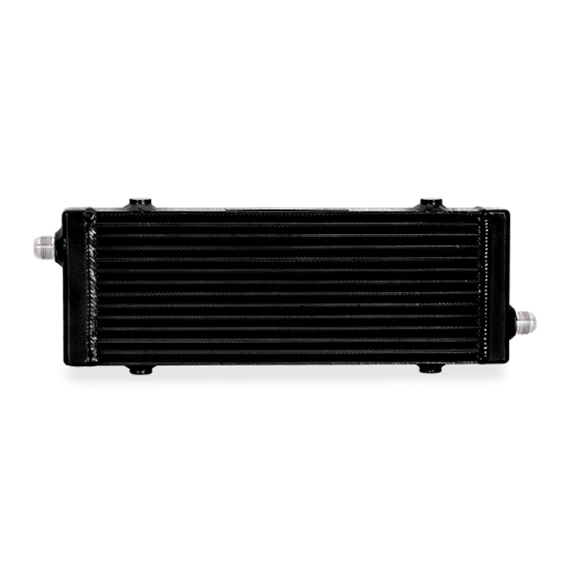 Mishimoto Universal Medium Bar and Plate Cross Flow Black Oil Cooler - DTX Performance