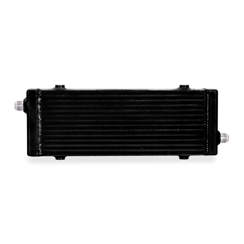 Mishimoto Universal Medium Bar and Plate Cross Flow Black Oil Cooler - DTX Performance