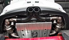 Load image into Gallery viewer, MBRP 14-19 Porsche GT3/GT3RS 3in Center Muffler Bypass 4in Tips - Black Coated - DTX Performance