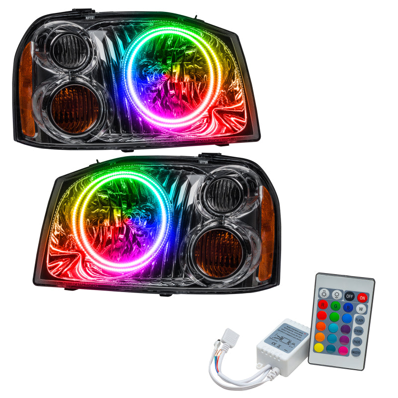 Oracle 01-04 Nissan Frontier SMD HL - Dual Halo - ColorSHIFT w/ Simple Controller - DTX Performance