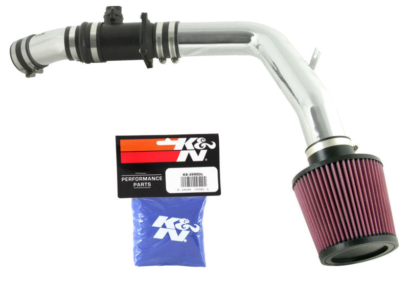 K&N 02-06 Nissan Sentra SE-R Polished Typhoon Short Ram Intake - DTX Performance