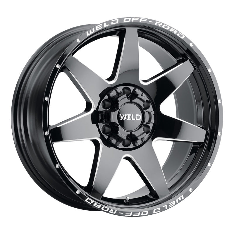 Weld Off-Road W109 20X10 Retaliate 5X135 5X139.7 ET-18 BS4.75 Gloss Black MIL 87.1 - DTX Performance