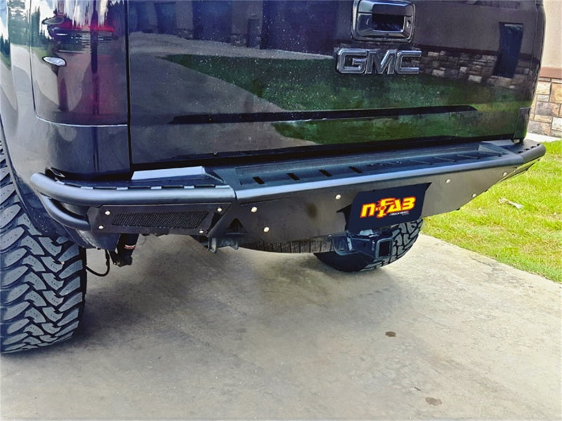 N-Fab RBS-H Rear Bumper 14-17 Chevy-GMC 1500 - Gloss Black - DTX Performance