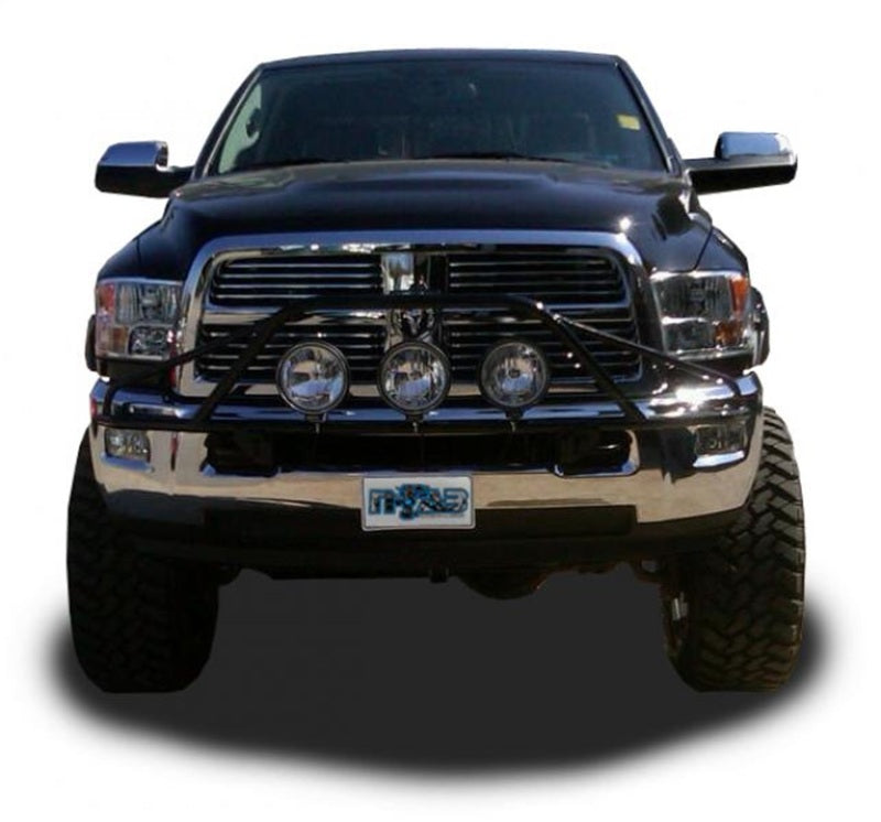 N-Fab Pre-Runner Light Bar 10-17 Dodge Ram 2500/3500 - Gloss Black - DTX Performance