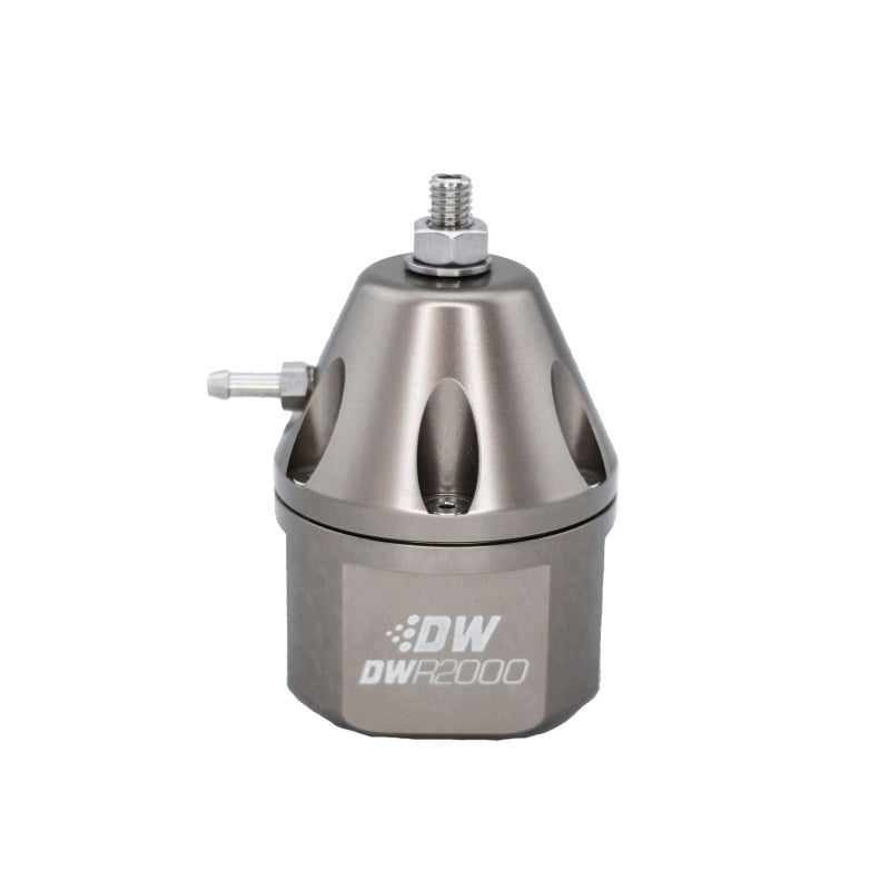 DeatschWerks DWR2000 Adjustable Fuel Pressure Regulator - Titanium - DTX Performance