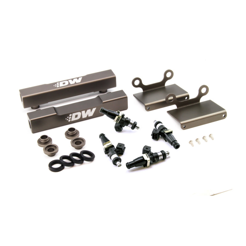 DeatschWerks 04-06 Subaru STI/LGT Side Feed to Top Feed Fuel Rail Conv Kit w/ 1500cc Injectors - DTX Performance