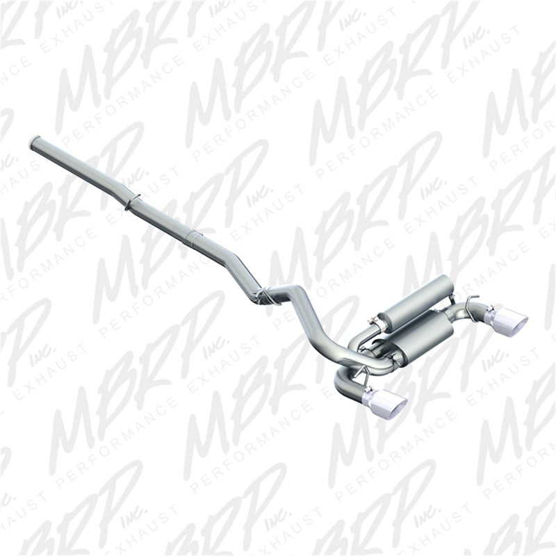 MBRP 2016+ Ford Focus RS 3in Dual Outlet Cat-Back Exhaust T409 SS - DTX Performance