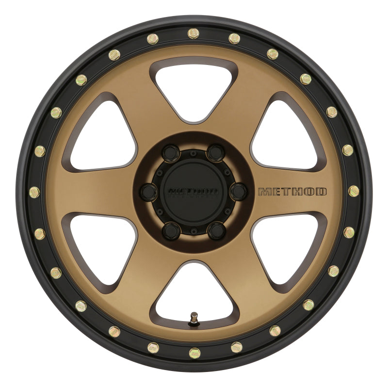 Method MR310 Con6 17x8.5 +35mm Offset 6x5.5 106.25mm CB Method Bronze/Black Street Loc Wheel - DTX Performance