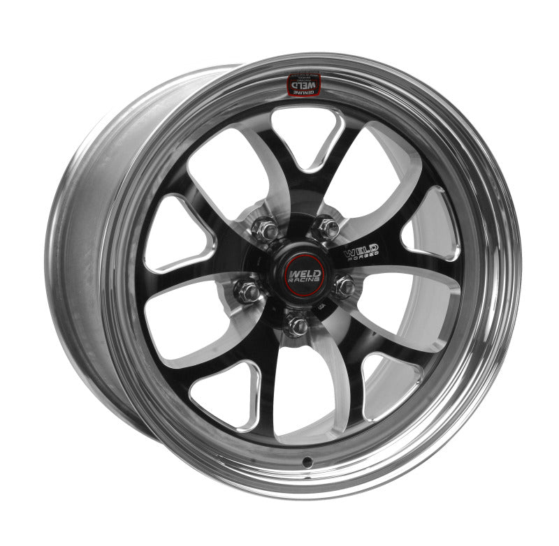 Weld S76 17x9 / 5x4.75 BP / 6.2in. BS Black Wheel (High Pad) - Non-Beadlock - DTX Performance