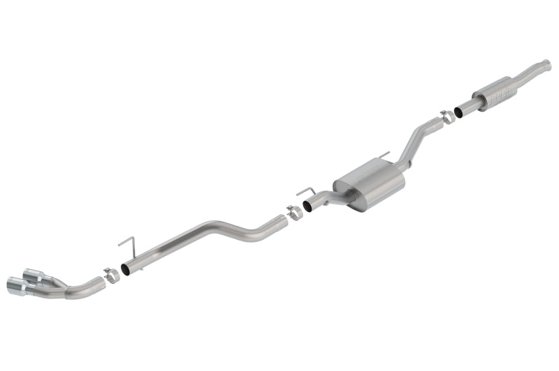 Borla 2020 Jeep Gladiator JT 3.6L V6 AWD ATAK Dual Side Catback w/ Chrome Tips - DTX Performance