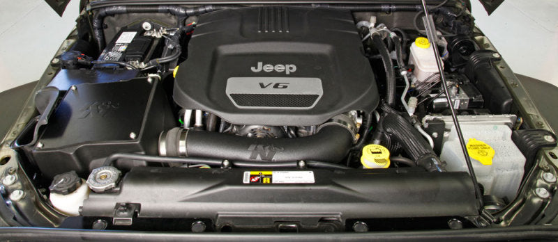 K&N 2012-2016 Jeep Wrangler V6 3.6L Aircharger Performance Intake - DTX Performance