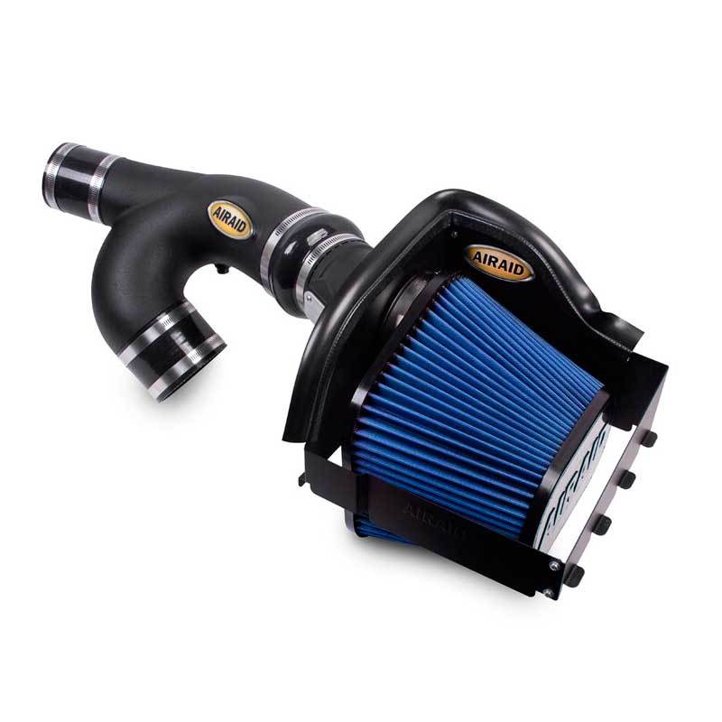 Airaid Intake System, Bifurcated Tube, Dry / Blue Media 11-14 Ford F-150 3.5L Ecoboost - DTX Performance