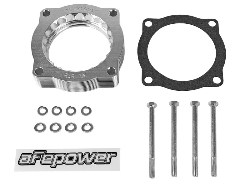 aFe Silver Bullet Throttle Body Spacer N62 Only BMW (E53) 04-09 5series (E60) 04-09 6series (E63/64) - DTX Performance