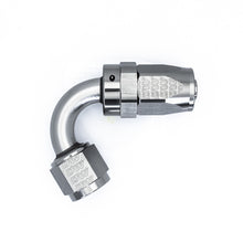 Load image into Gallery viewer, DeatschWerks 8AN Female Swivel 120-Degree Hose End CPE - Anodized Titanium - DTX Performance