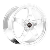 Weld S71 20x10 / 5x4.5 BP / 4in. BS Polished Wheel (Low Pad) - Non-Beadlock