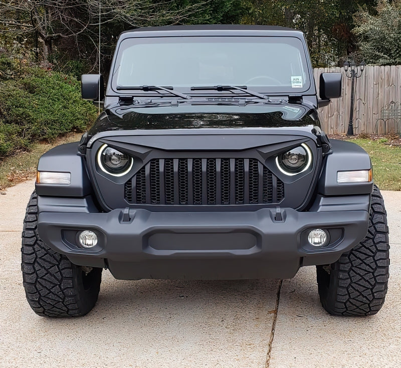 Oracle Oculus Bi-LED Projector Headlights for Jeep JL/Gladiator JT - Matte Black - 5500K - DTX Performance