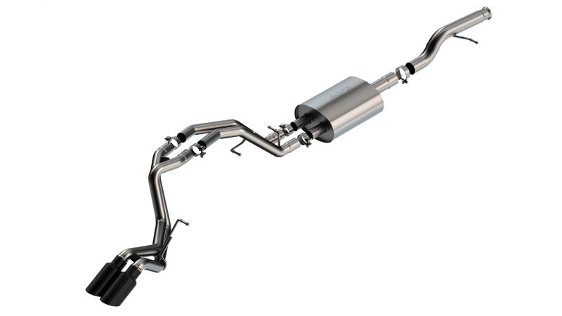 Borla 21-22 Chevrolet Tahoe 5.3L V8 AT 2/4WD Touring Cat-Back Exhaust (Black Chrome) - DTX Performance