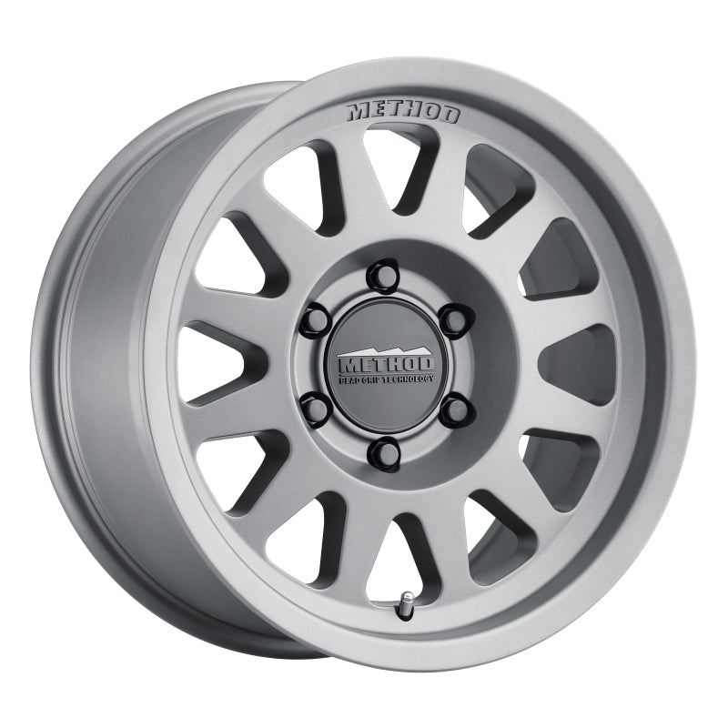 Method MR704 17x8.5 0mm Offset 8x170 130.81mm CB Matte Titanium Wheel - DTX Performance