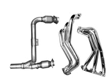 Load image into Gallery viewer, BBK 07-11 Jeep 3.8 V6 Long Tube Exhaust Headers And Y Pipe And Converters - 1-5/8 Silver Ceramic - DTX Performance