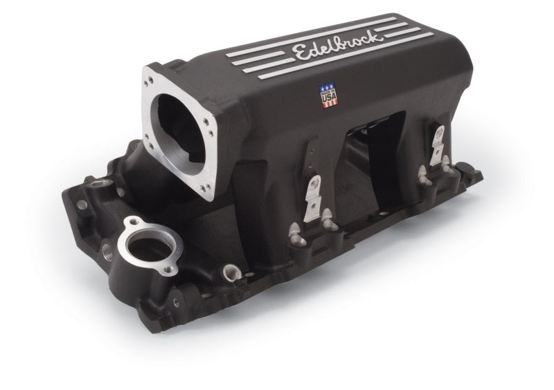 Edelbrock Manifold EFI Pro-Flo XT BB Chevy Rect Port Heads Black Powder Coated - DTX Performance