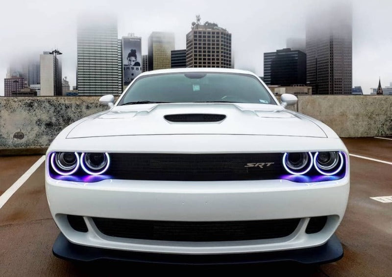 Oracle 15-21 Dodge Challenger Dynamic Surface Mount Headlight Halo Kit - ColorSHIFT - Dynamic - DTX Performance