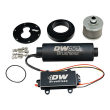 Load image into Gallery viewer, DeatschWerks 3.5L Module Surge Tank In-Tank Pump Adapter w/ DW650iL Brushless/Controller 440lph Pump - DTX Performance