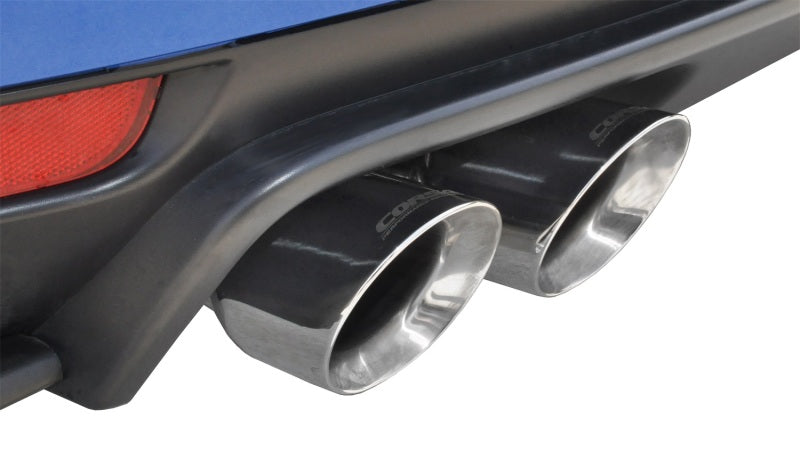 Corsa 08-13 Subaru Impreza Hatchback STI 2.5L Turbo Manual Polished Sport Cat-Back Exhaust - DTX Performance