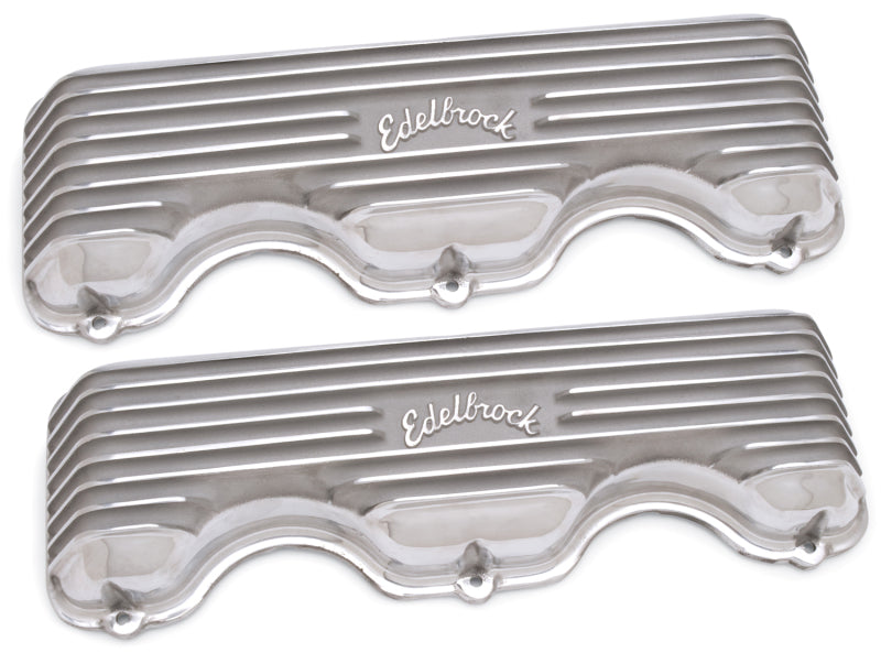 Edelbrock Valve Cover Classic Series Chevrolet W 348/409 CI V8 Polshed - DTX Performance