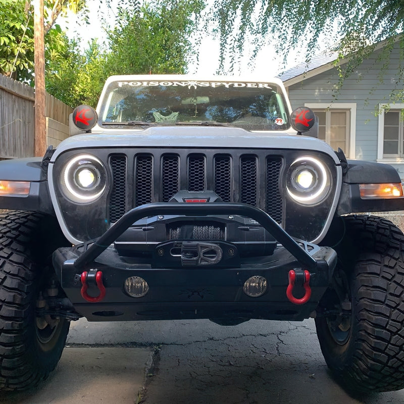 Oracle Jeep JL/Gladiator JT Oculus Switchback Bi-LED Projector Headlights - Amber/White Switchback - DTX Performance