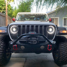 Load image into Gallery viewer, Oracle Jeep JL/Gladiator JT Oculus Switchback Bi-LED Projector Headlights - Amber/White Switchback - DTX Performance