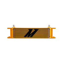 Load image into Gallery viewer, Mishimoto Universal -6AN 10 Row Oil Cooler - Gold - DTX Performance