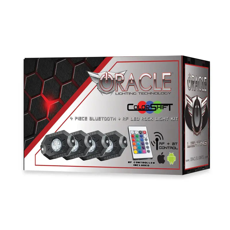 Oracle Bluetooth + RF Underbody Rock Light Kit - 4 PCS - ColorSHIFT - DTX Performance