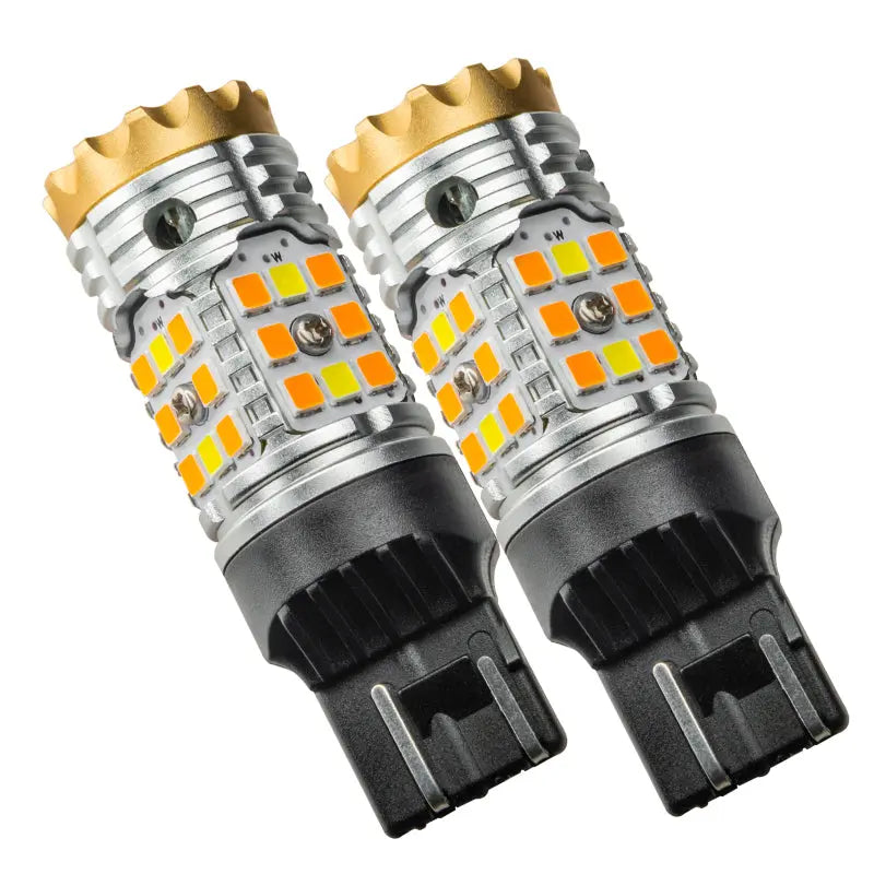 Oracle 7443-CK LED Switchback High Output Can-Bus LED Bulbs - Amber/White Switchback - DTX Performance