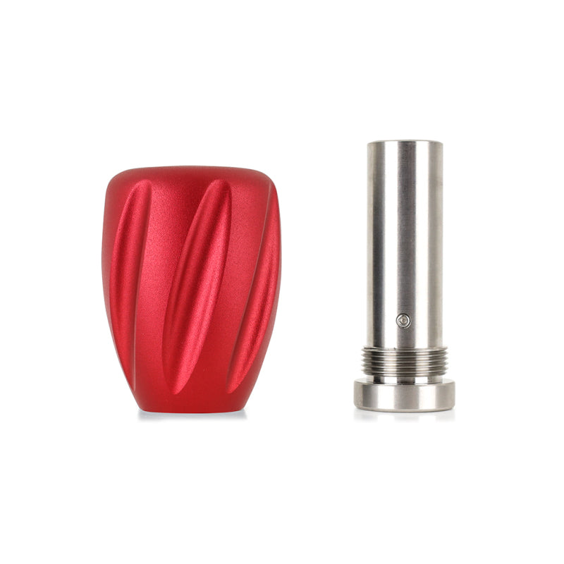 Mishimoto Steel Core Twist Shift Knob Red Aluminum - DTX Performance