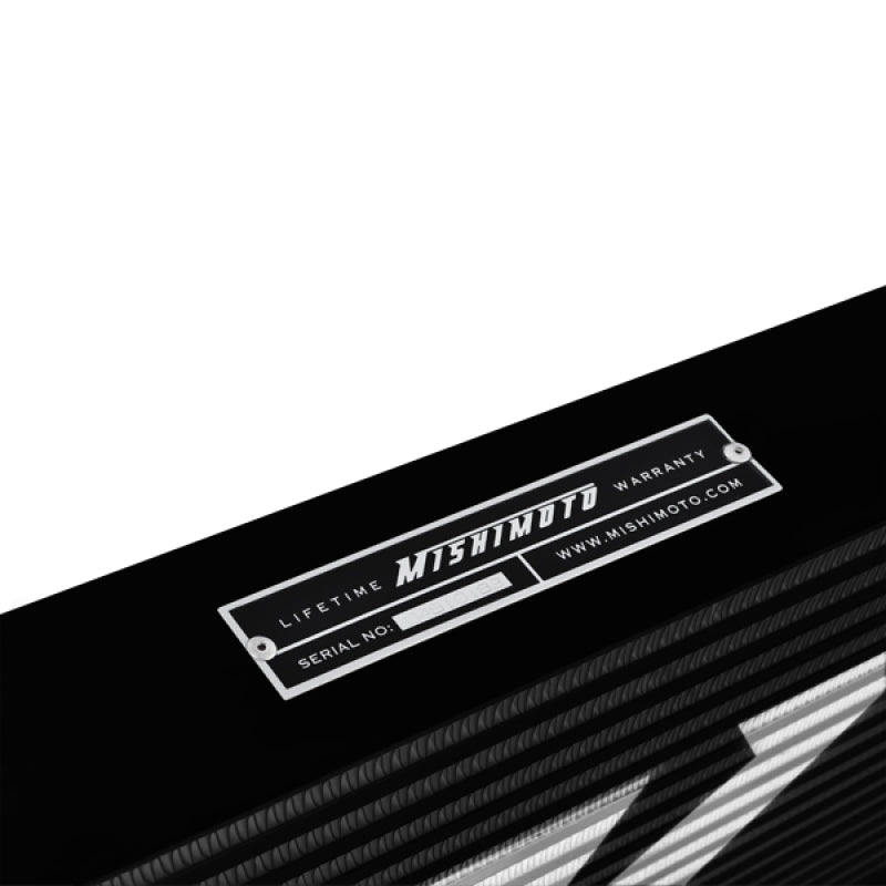 Mishimoto Universal Silver R Line Intercooler Overall Size: 31x12x4 Core Size: 24x12x4 Inlet / Outle - DTX Performance